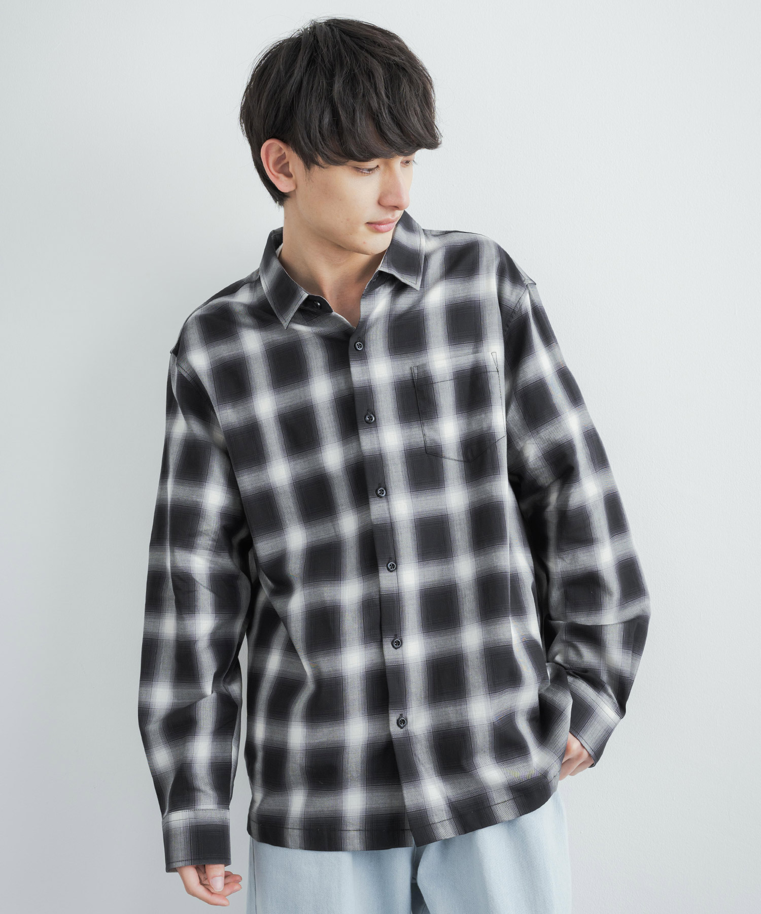 Kinema チェックパジャマシャツ Lサイズ EQW86ACwLG4X.jpg?width=768