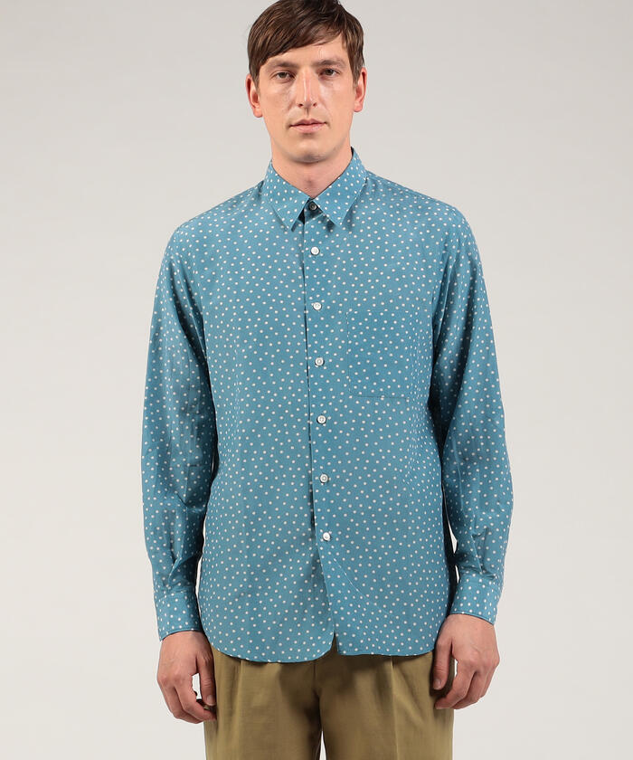 23SS/新品タグ付き/35,】デパリエ シルクコットンシャツ