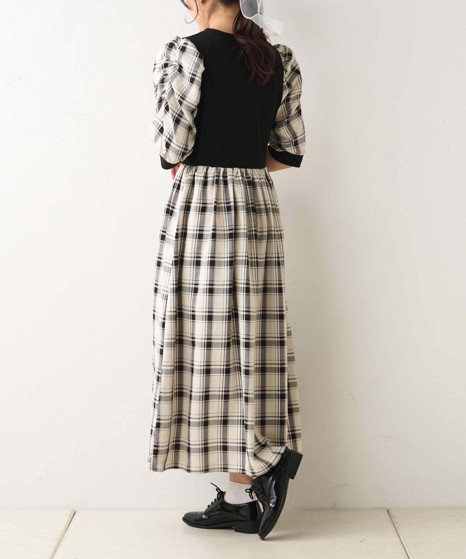 【SALE!!】DOLCE＆GABBANA ココア ドレープ オフィスワンピース セール】 【ワコールコラボ】【カタログ掲載・洗える】レーシー