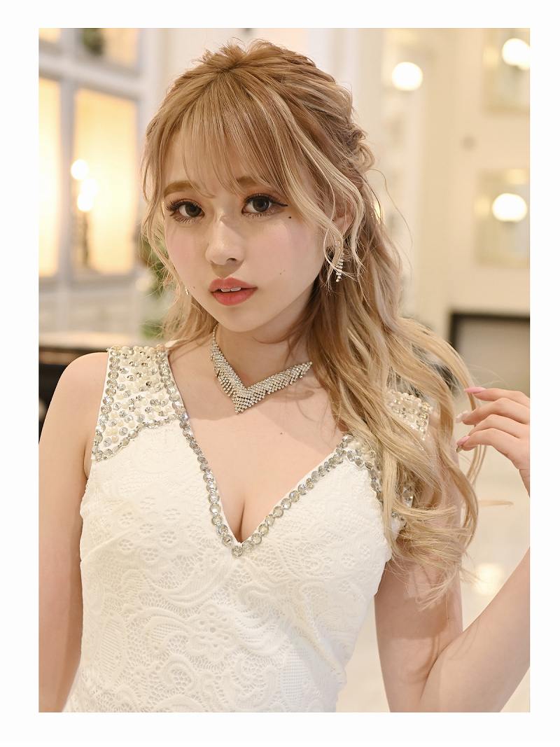 Ryuyu ロングドレス ホワイト Ryuyu ロングドレス ホワイト Ryuyu ロングドレス ホワイト
