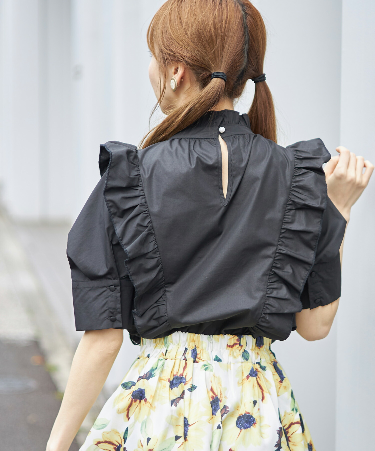 セール】トッコクローゼット tocco closet ラッフルフリル付き