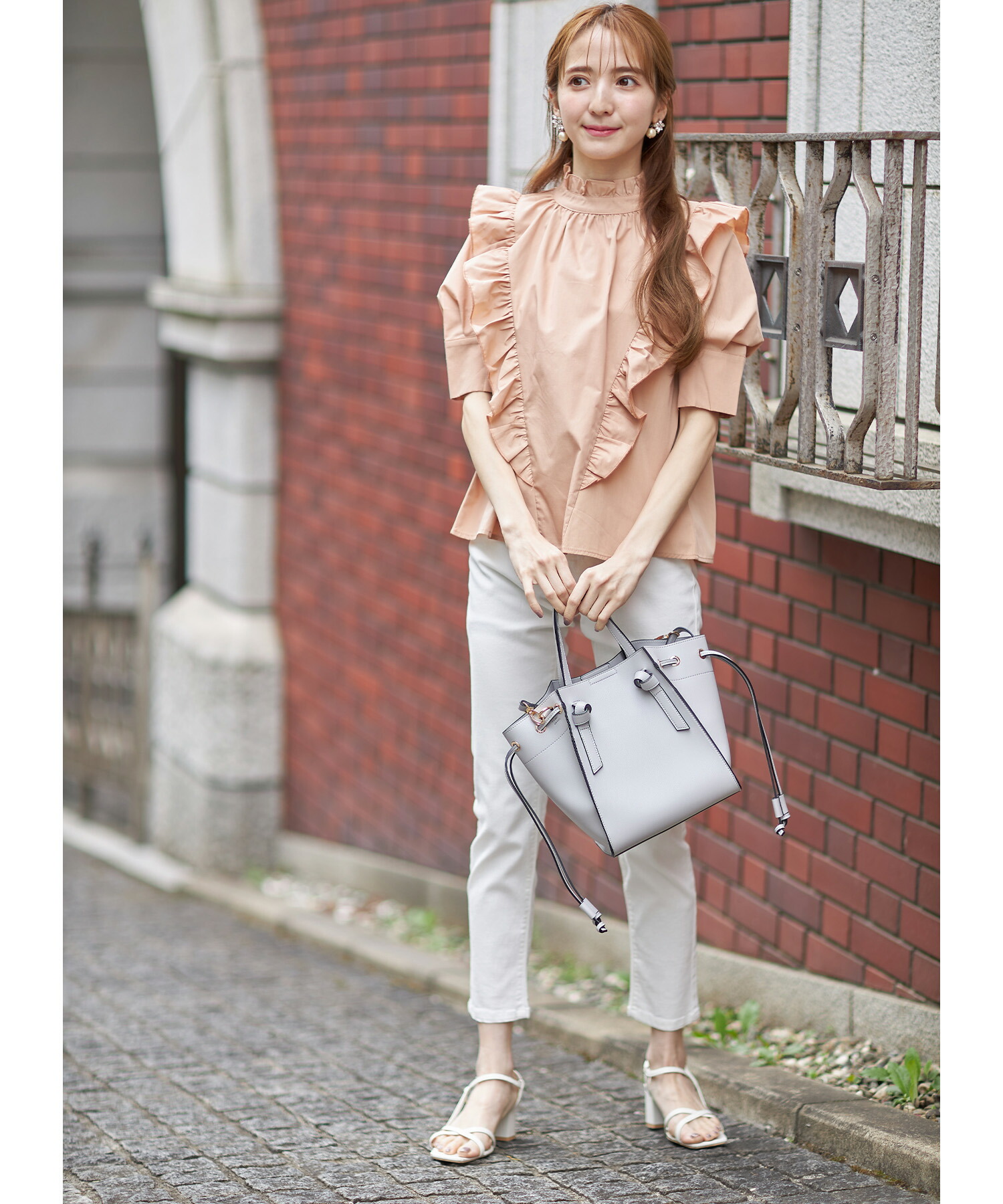 セール】トッコクローゼット tocco closet ラッフルフリル付き セール】トッコクローゼット tocco closet ラッフルフリル付き