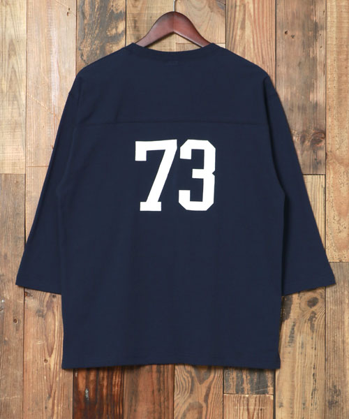 クーポン】七分袖 フットボール Tシャツ / メンズ アメフト クーポン】七分袖 フットボール Tシャツ / メンズ アメフト