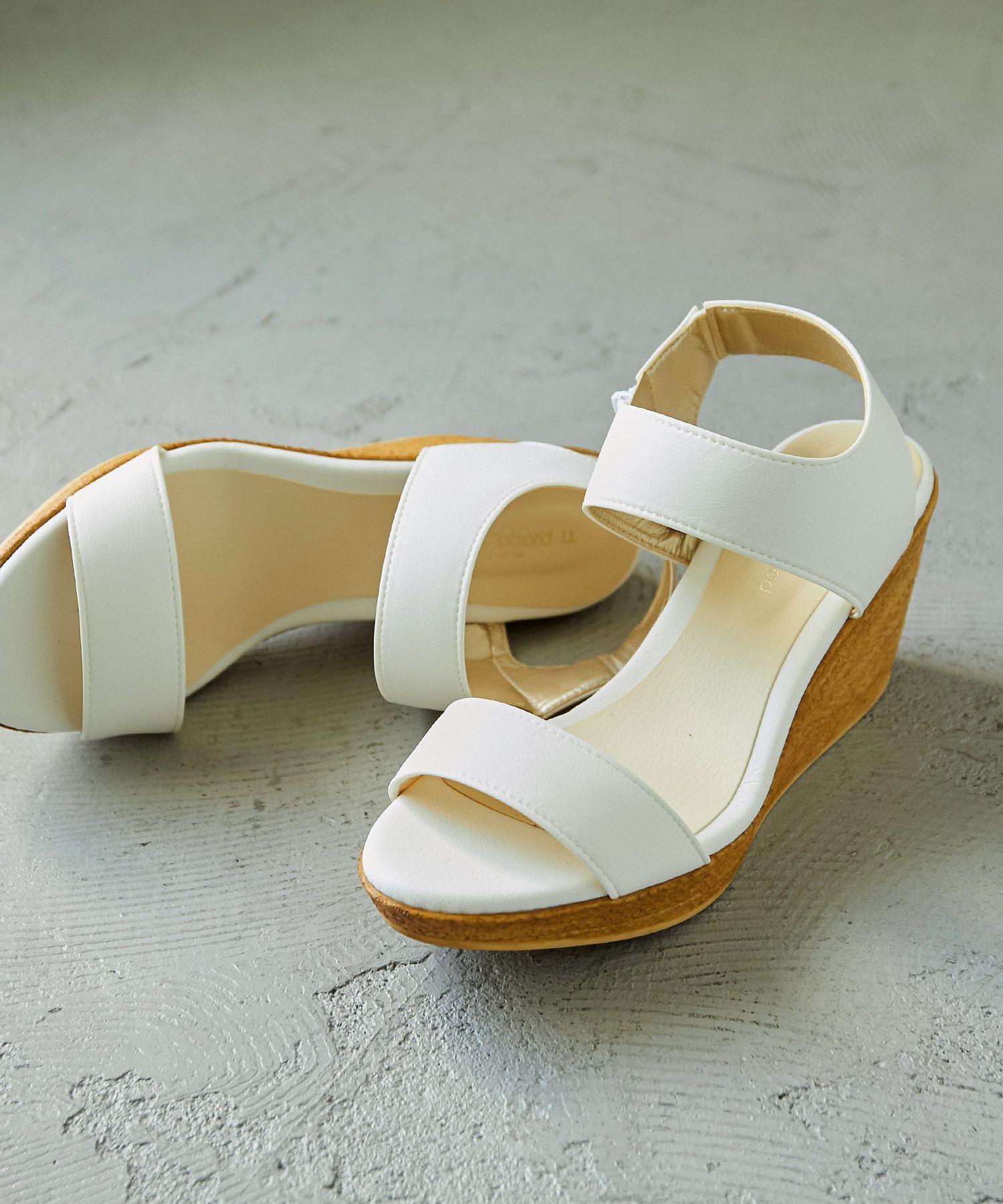 ファッションレター Fashion Letter アンクルベルト厚底ウェッジ