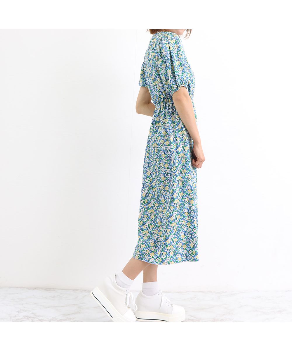 セール】花柄 ロングワンピース レディース 春夏(504660012 セール】花柄 ロングワンピース レディース 春夏(504660012