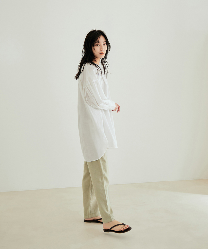 ✨美品 alice auaa サルエルパンツ モード ドローコード シワ加工 3