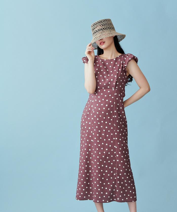 極美品♡ボーダーズ♡ポルカドットワンピース SACRA サクラ｜POLKA DOT'S OP｜ポルカドット ワンピース