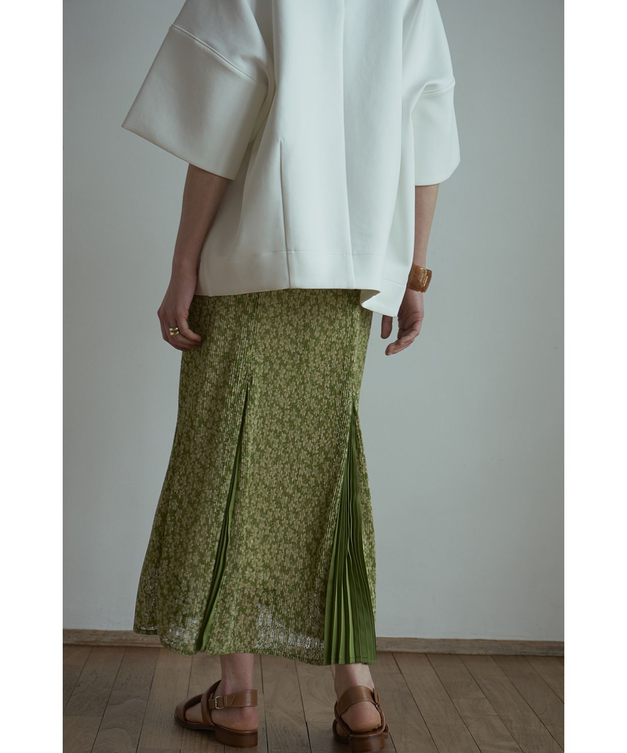 【CLANE/クラネ】PLEATS FLORET SKIRT 明日4月13日（火）発売の”PLEATS FLORETシリーズ”3型をアイテム