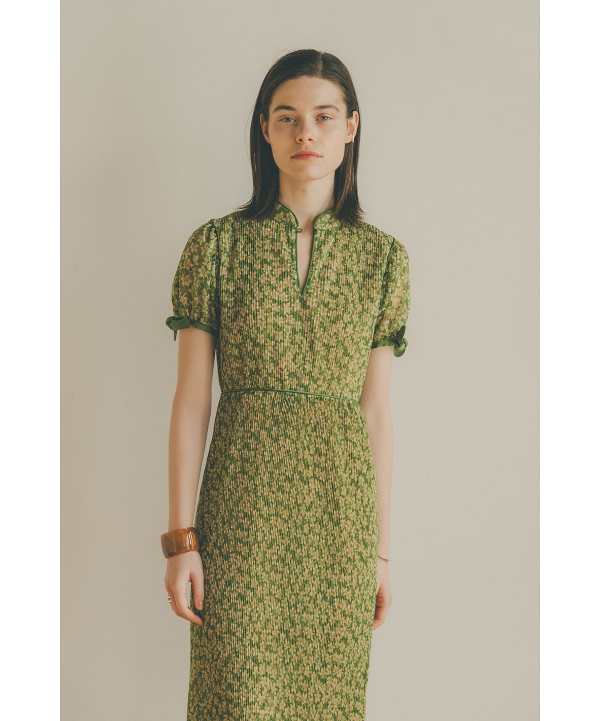 CLANE クラネ　W FACE PLEATS ONEPIECE プリーツワンピ CLANE（クラネ）の「W FACE PLEATS ONEPIECE（ワンピース）」 - WEAR