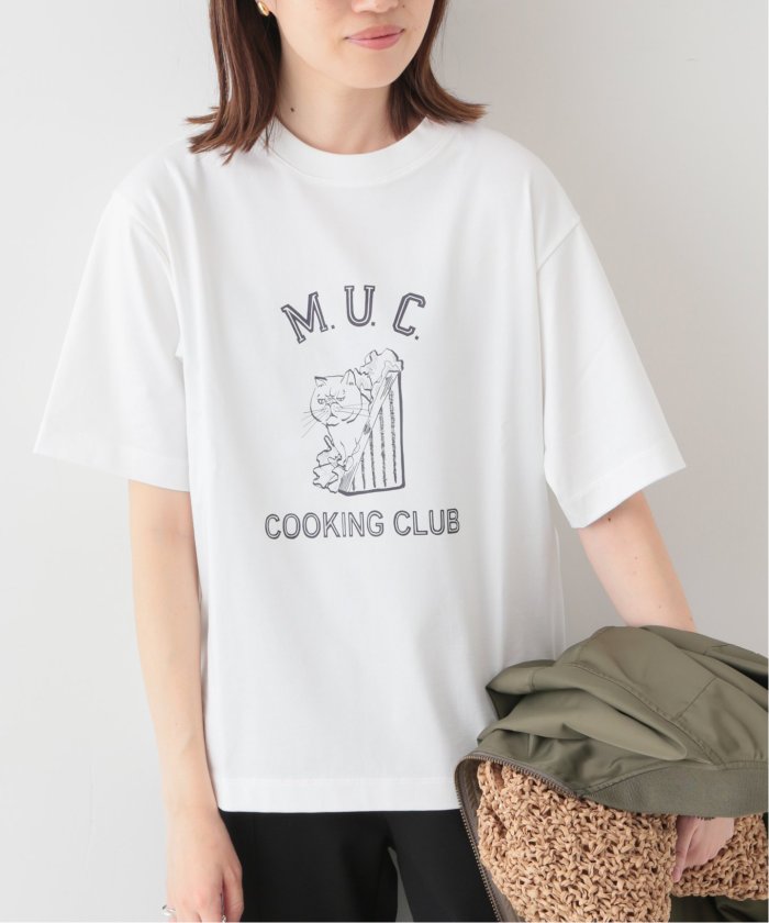 送料無料の商品 追加》【MUCCI/ムッチ】SLOBE別注 Tシャツ(504662002 Cat Tシャツ(半袖/袖なし)
