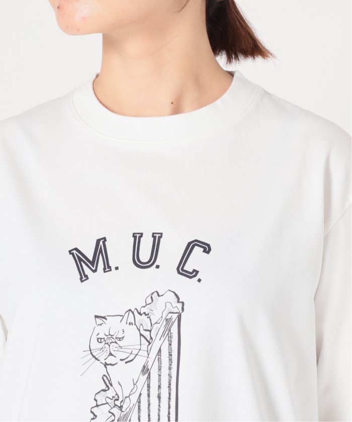 男女兼用 追加》【MUCCI/ムッチ】SLOBE別注 Cat Tシャツ(504662002 Tシャツ(半袖/袖なし)