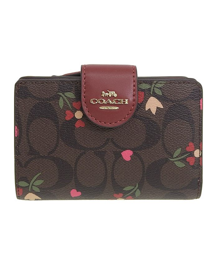 Coach コーチ MEDIUM CORNER ZIP WALLET ミディアム コーナー ジップ