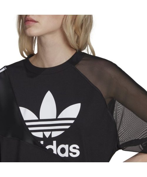 セール アディカラー スプリット トレフォイル Tシャツワンピース アディダス オリジナルス Adidas Originals D Fashion