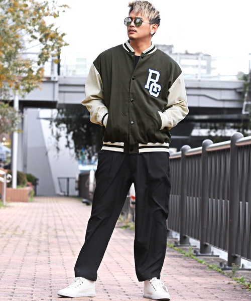 ラグスタイル LUXSTYLE カレッジロゴスタジャン/スタジャン ラグスタイル LUXSTYLE カレッジロゴスタジャン/スタジャン