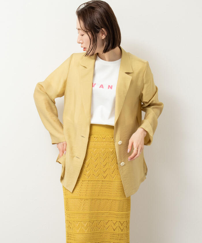NOLLEY'S sophi 2024SSシアージャケット NOLLEY'S｜ウォッシャブルシアーシルクライトジャケット