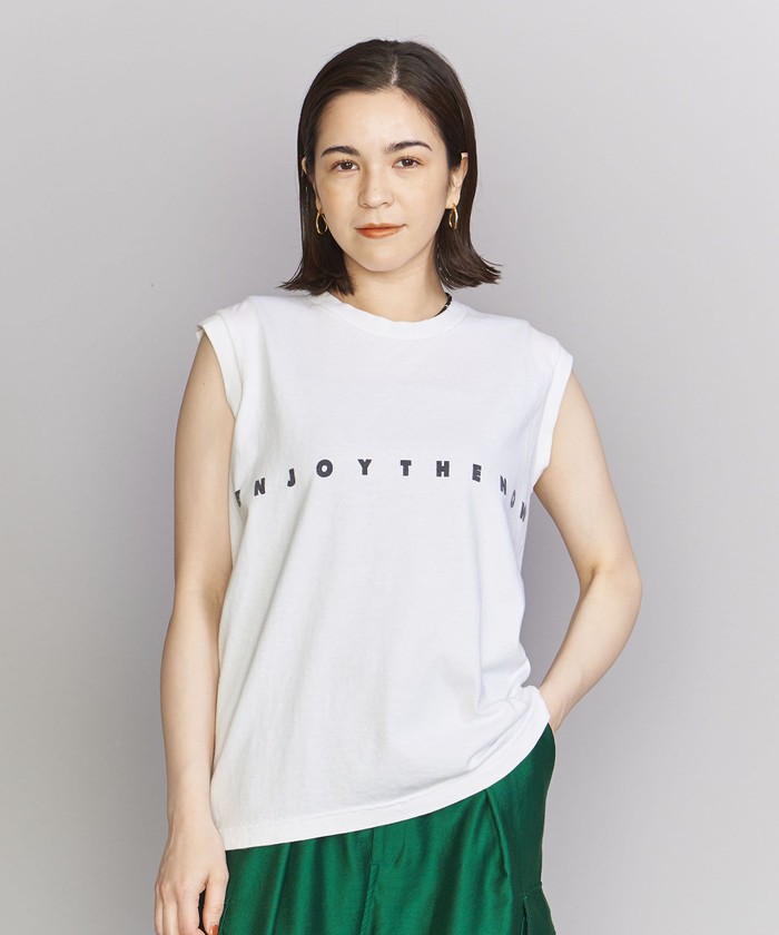 FUNG＞プリント スリーブレス Tシャツ(504658596