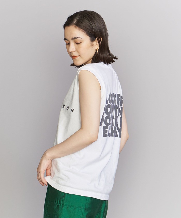 FUNG＞プリント スリーブレス Tシャツ(504658596