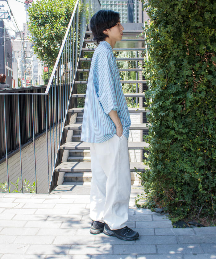 セール 70%OFF】【GLOSTER/グロスター】チャイナシャツ ショート セール 70%OFF】【GLOSTER/グロスター】チャイナシャツ ショート