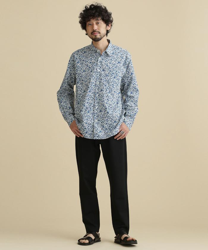 セール 40%OFF】LB.04/レギュラーカラー小花柄シャツ (504602037