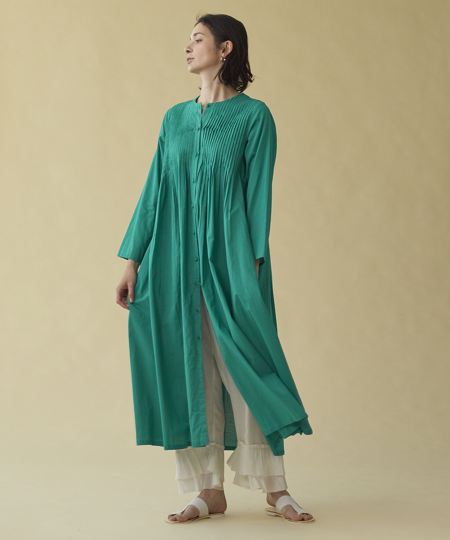期間限定 セール - 売れ筋ランキングをチェック セール 30%OFF】カディコットンピンタックワンピース(504563139 ワンピース