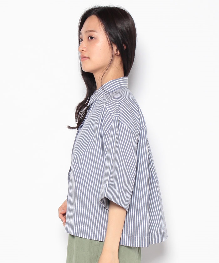 短丈　ボックスシルエット　シャツ ヴィンテージライクボックスシルエットプリントTシャツ【UNISEX
