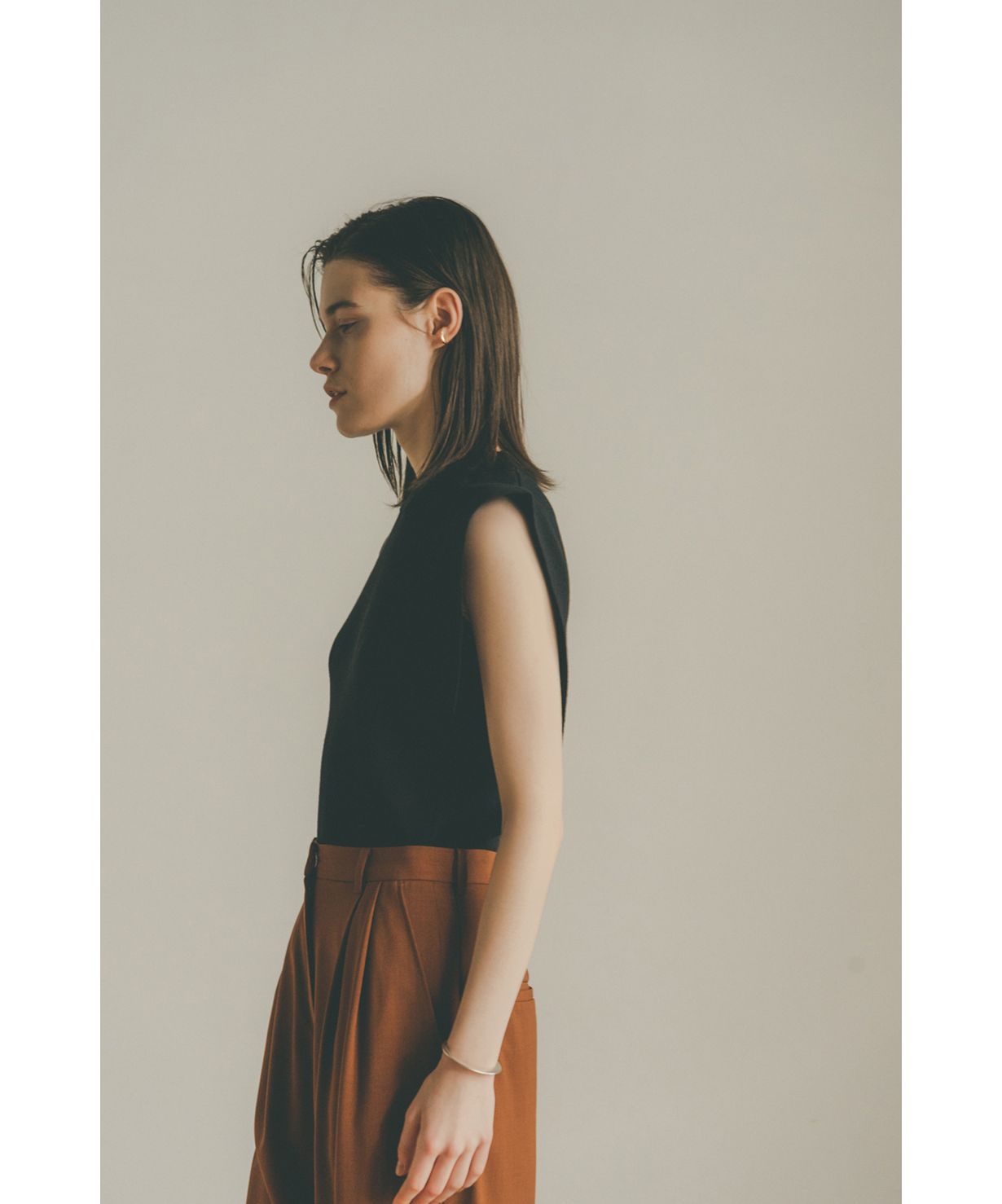 SQUARE SLEEVE KNIT TOPS(504670005) | クラネ(CLANE) - d fashion