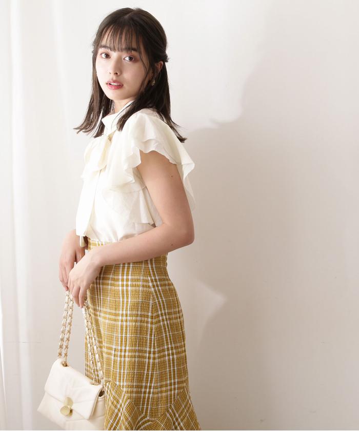 プロポーションボディドレッシング★リボンラッフルブラウス リボンラッフルブラウス | PROPORTION BODY DRESSING