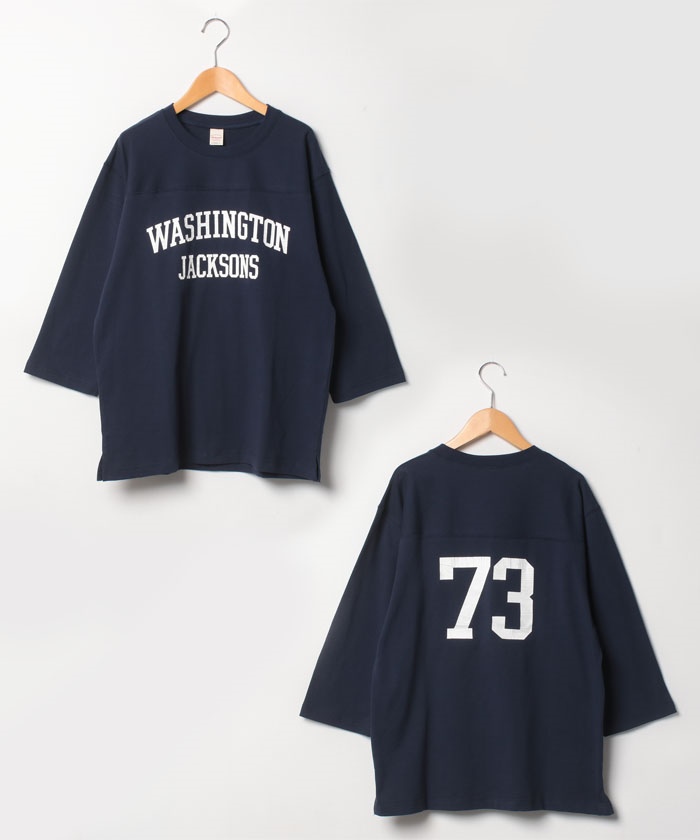 クーポン】七分袖 フットボール Tシャツ / メンズ アメフト クーポン】七分袖 フットボール Tシャツ / メンズ アメフト