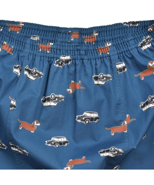 ダックス Daks トランクス 下着 インナー アンダーウェア メンズ 前開き M L メンズ下着 男性 Trunks ベージュ ブルー 0192 02 ダックス Daks D Fashion