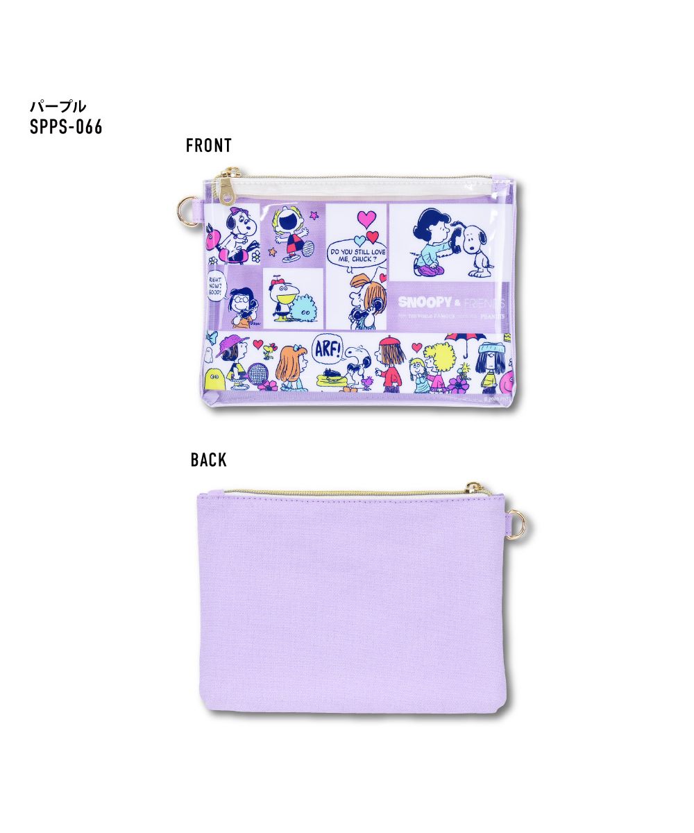 N2478 スヌーピー ポーチ 24個セット SNOOPY スヌーピー ポーチ クリア 平ポーチ 小物入れ 小さめ