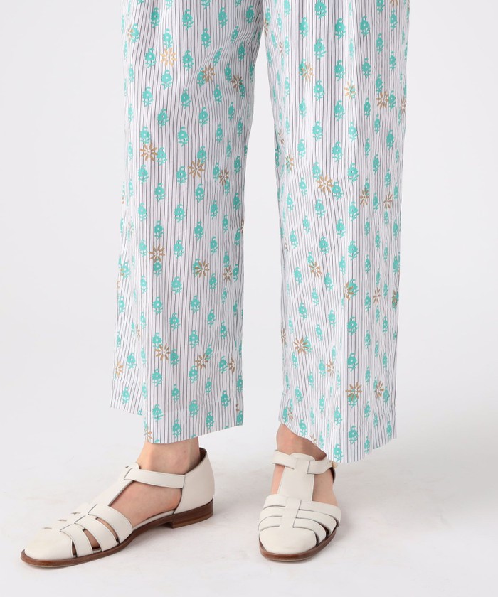 マーラカランコエ　パンツ セール 50%OFF】mala KALANCHOE コットンポプリンストライプ