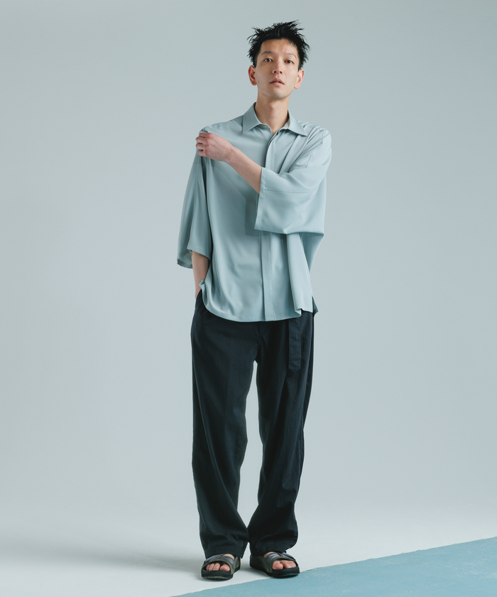 セール 35%OFF】【WEB限定】ドルマン ハーフスリーブ ルーズ