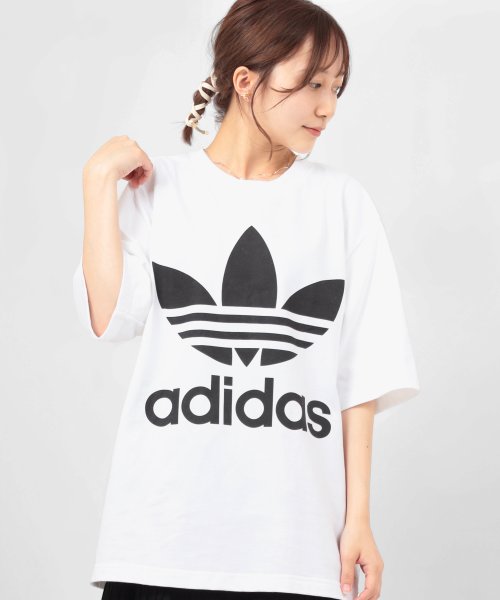 Adidas アディダス トレフォイル ビッグシルエット半袖tシャツ オリジナルス ブランドビッグロゴ Adidas Adidas D Fashion