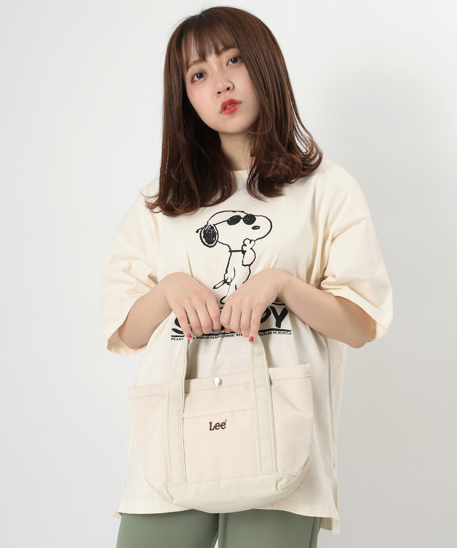 Lee/リー】ブランドロゴ キャンバス ミニ トートバッグ