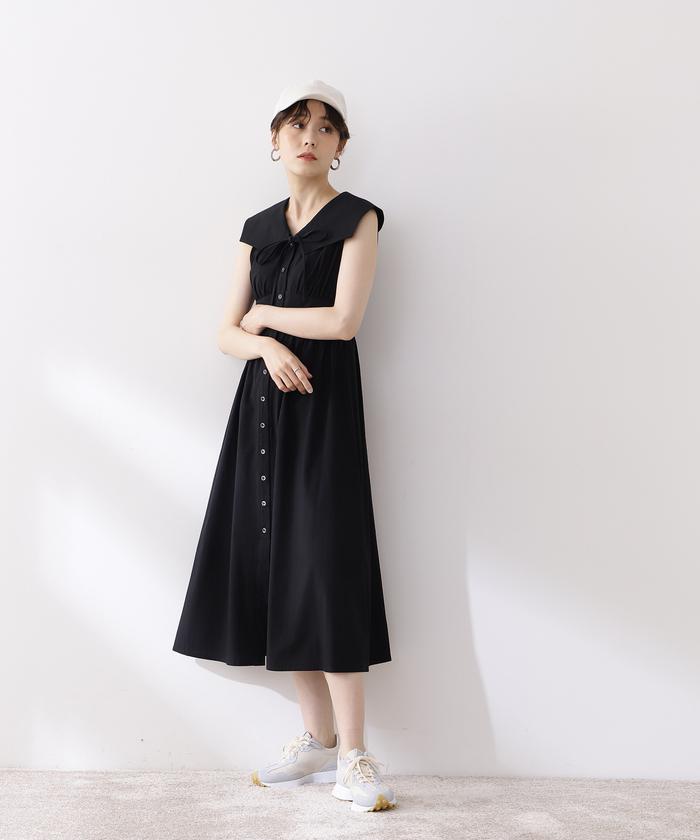 セール 60%OFF】ビッグカーブカラーワンピース《S Size Line