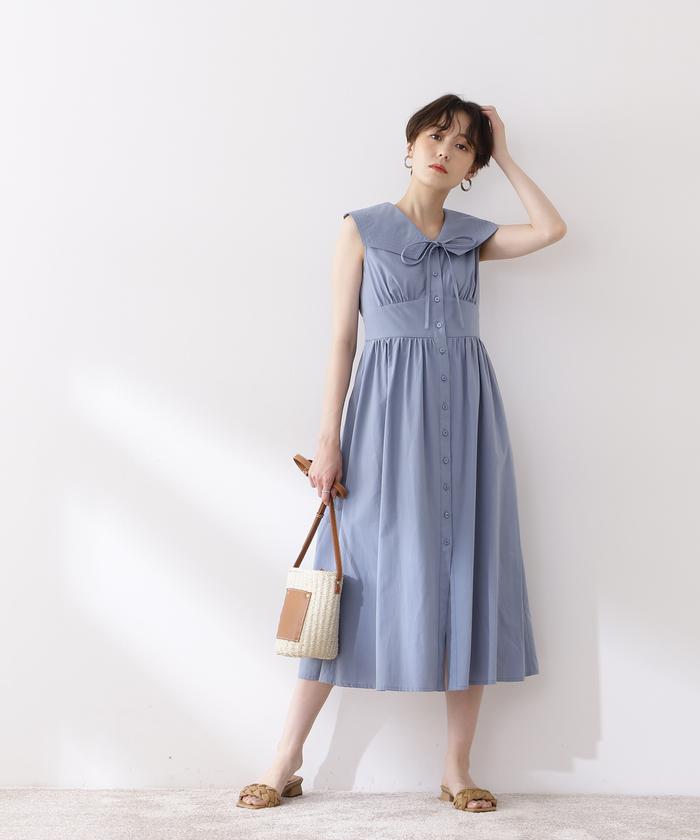 驚きの価格 セール 60%OFF】ビッグカーブカラーワンピース《S Size Line ワンピース
