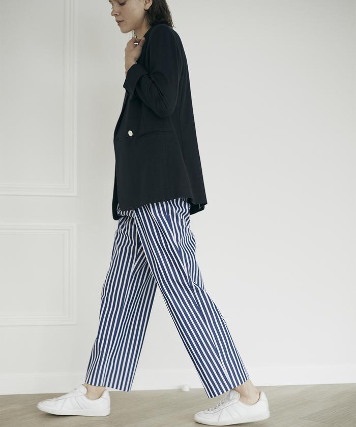 セール 70%OFF】ストライプワイドパンツ(504678955) | イネド(INED セール 70%OFF】ストライプワイドパンツ(504678955) | イネド(INED