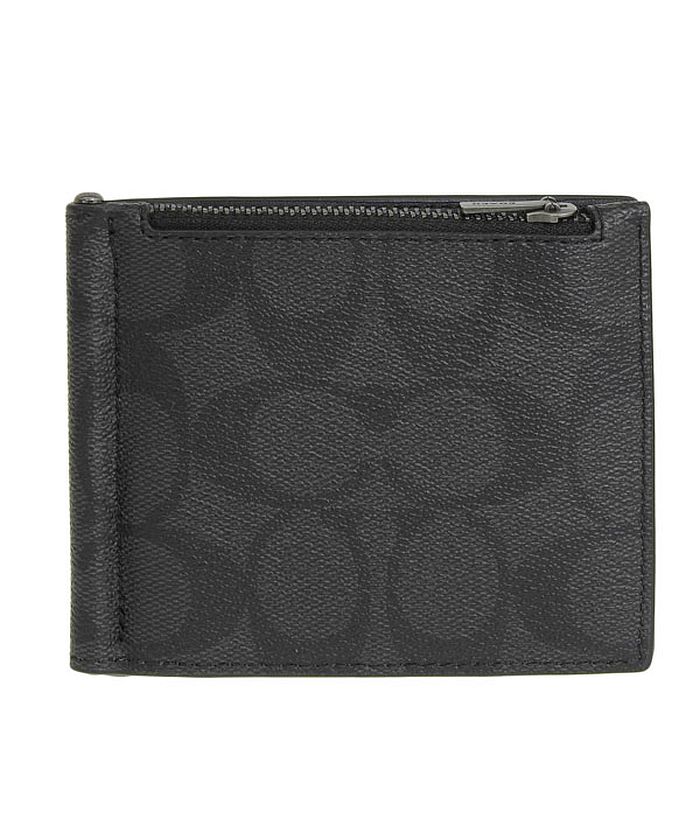 セール】Coach コーチ MONEY CLIP ZIP WALLET マネークリップ