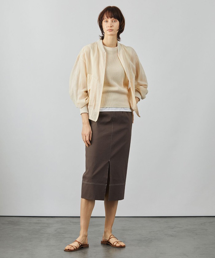 ベイジ　BEIGE シアーブルゾン　ジャケット S－size】AMOUS / シアーブルゾン(504681303) | ベイジ，(BEIGE