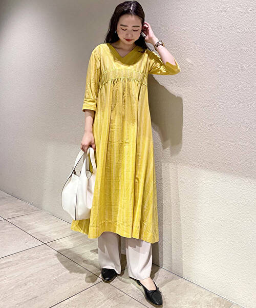 セール 20%OFF】F by ROSSO マルチストライプカフタンワンピース