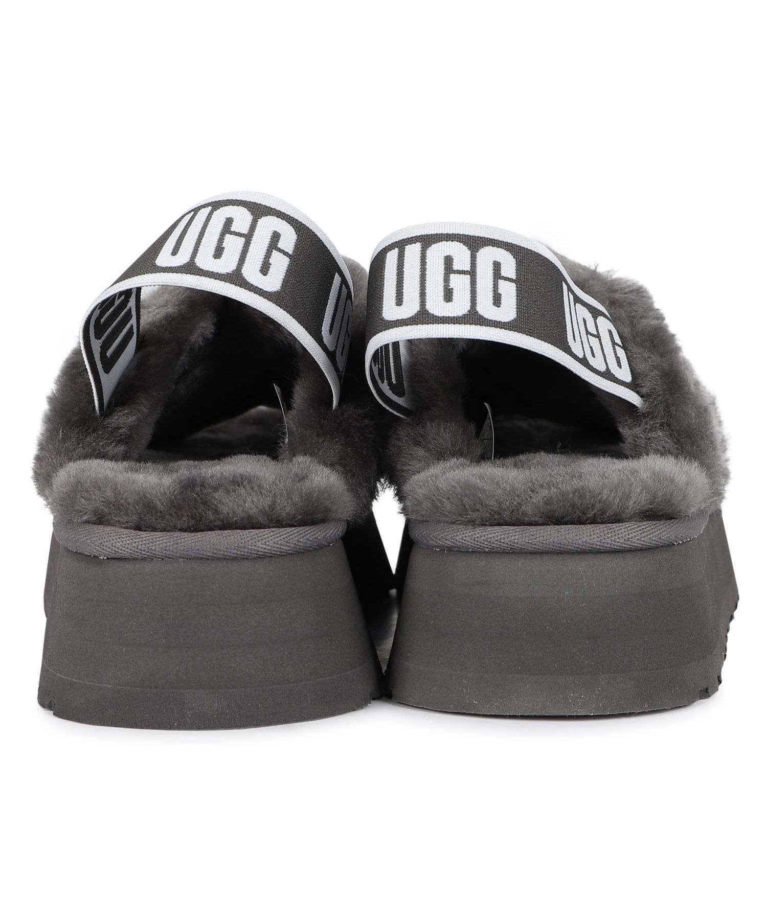 UGG アグ ディスコ クロス スライド アニマリア ファー ピンク-