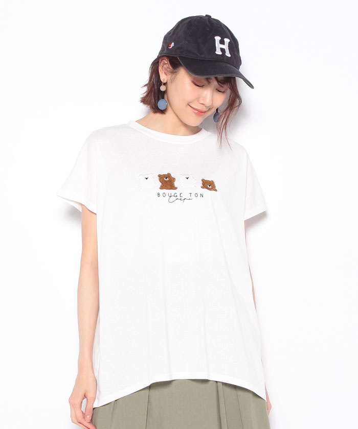前後アル中ダーティーテディベアシャツ襟カットソー VISION STREET WEAR tシャツ 「VISION WEAR/ヴィジョン