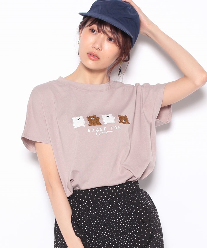セール】4匹くま刺繍Tシャツ(504675490) | オリーブデオリーブ(OLIVE