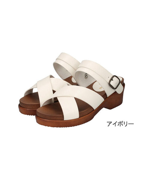 新品未使用　マーレマーレ 手染めカットワークサンダル LL ウェッジソール マーレマーレ maRe maRe maRe maRe（マーレマーレ）2WAY手染め