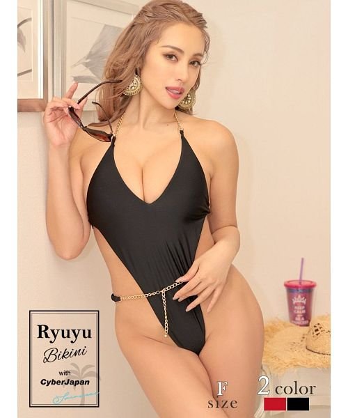 セール10 Off Ryuyu モノキニ ブラジリアン 水着 ボディースーツ ワンピース リューユ Rew You D Fashion