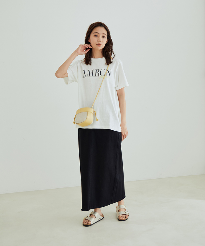 Americana for SALON】オリジナルロゴプリントTシャツ(504684394