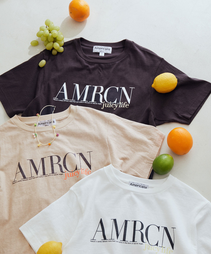Americana for SALON】オリジナルロゴプリントTシャツ(504684394 Americana for SALON】オリジナルロゴプリントTシャツ(504684394