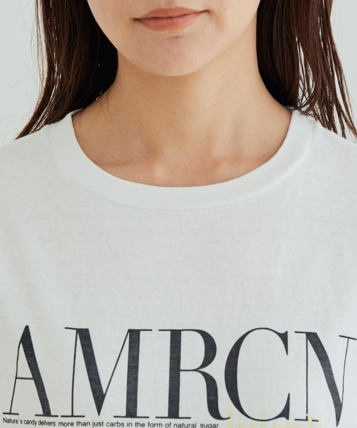 Americana for SALON】オリジナルロゴプリントTシャツ(504684394 Americana for SALON】オリジナルロゴプリントTシャツ(504684394