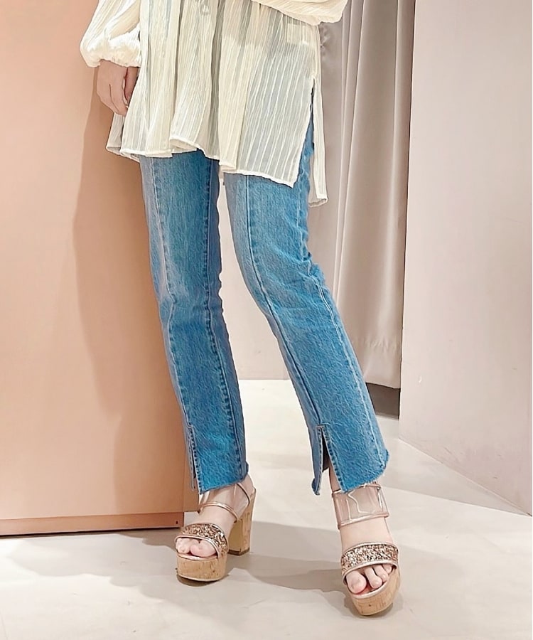 セール 50%OFF】グリッターコルクプラットフォーム厚底サンダル