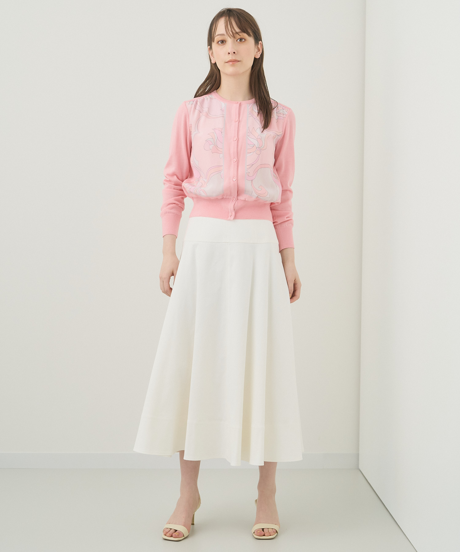 セール 40%OFF】デニムライクロングフレア スカート(504683725